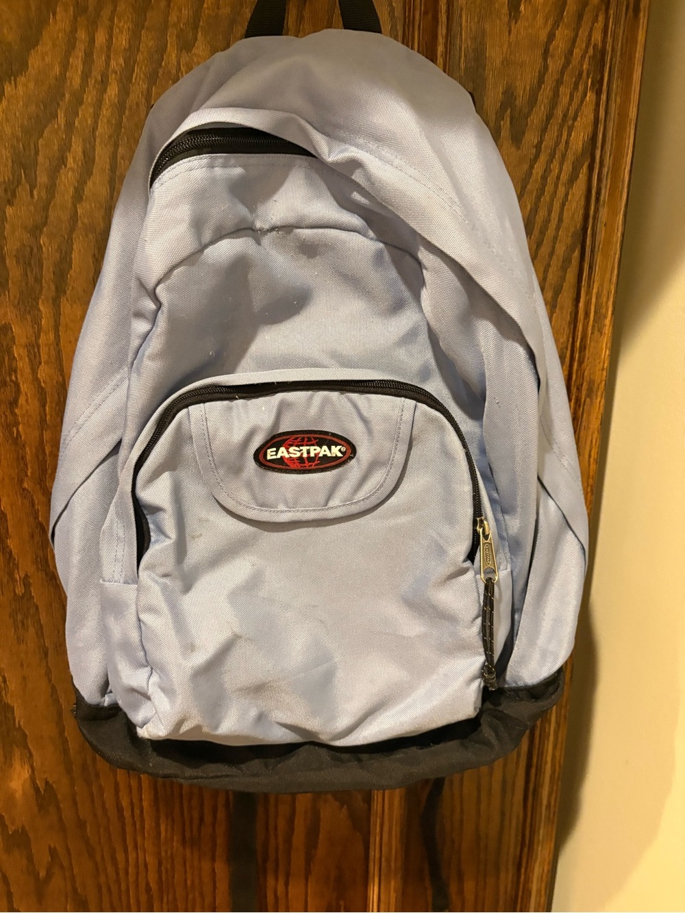 Eastpak Light Blue and Black Everyday Backpack